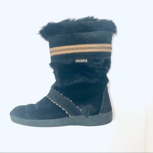 *PRICE DROP* Tecnica Calf Hair Rabbit Fur Boots
